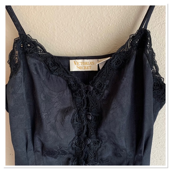 Victoria’s Secret Gold Label Vintage Romper Black Size Small - Picture 4 of 8